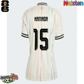 Japani Daichi Kamada #15 Vieraspaita Naisten MM-kisat 2026 Lyhythihainen
